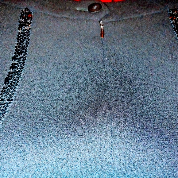 LOUIS FERAUD/ ESCADA 38 8 COUTURE WOOL SEQUINS TAILORED SHORT SKIRT SUIT - Picture 8 of 16